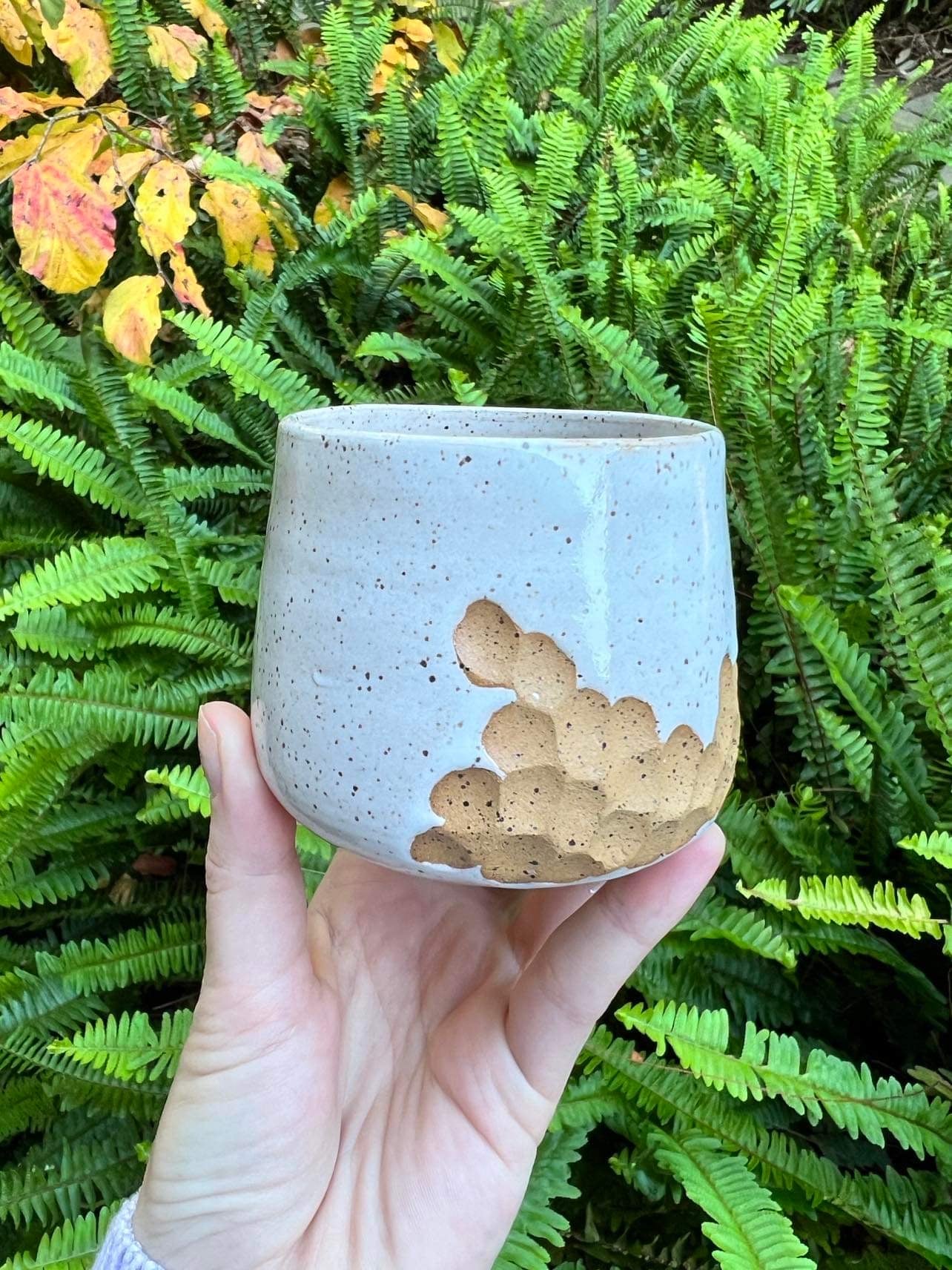 Totah Studios Hand made 8oz ceremonial cup - Cuatro Manos y Cinco Volcanes Farms