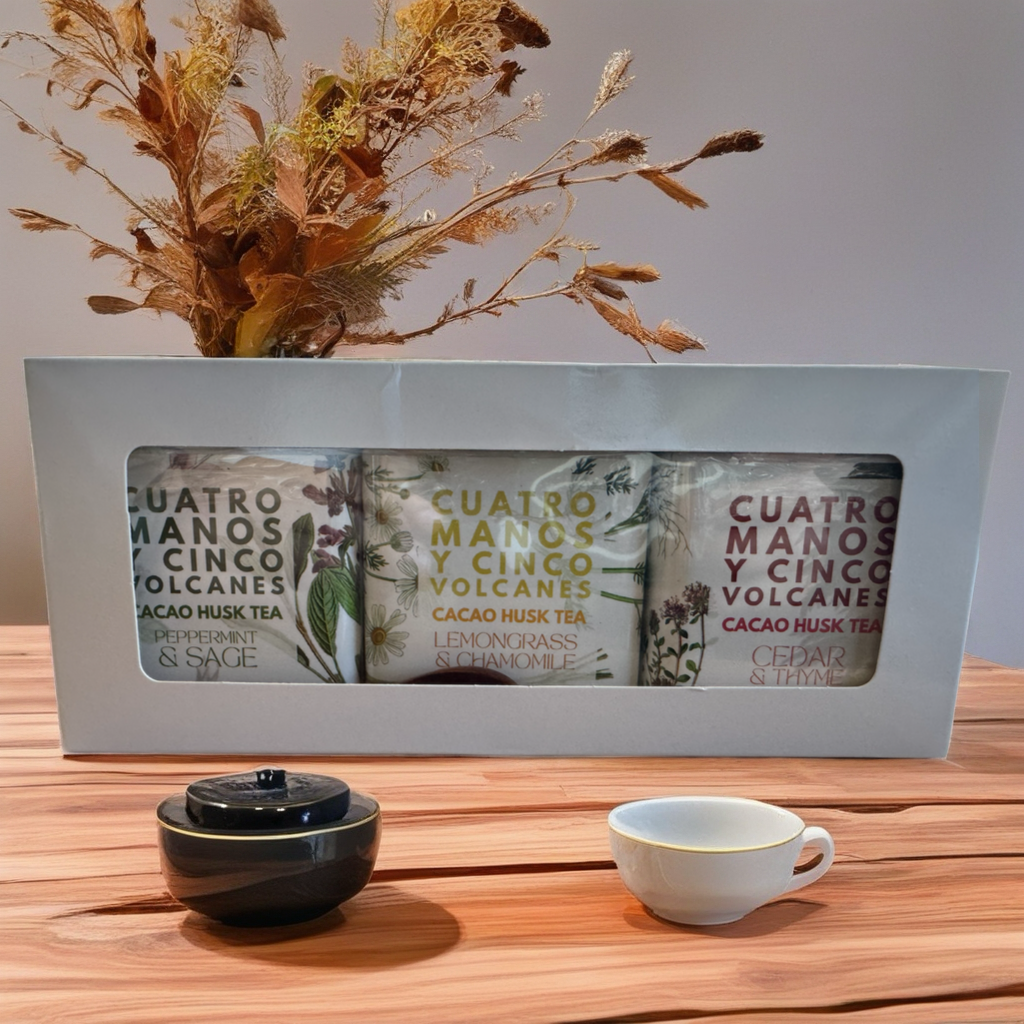 Trio of teas with free wooden teaspoon