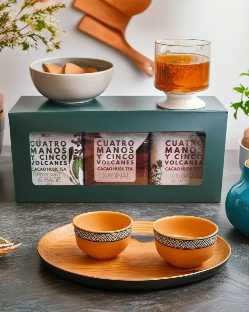 Trio of teas with free wooden teaspoon