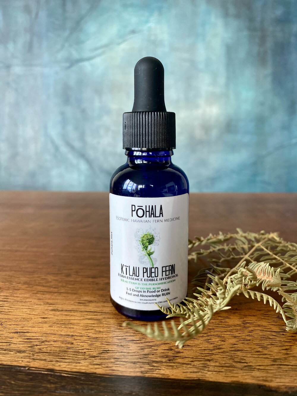 Kīlau Pueo Fern Essence Edible Hydrosol (RUIN)