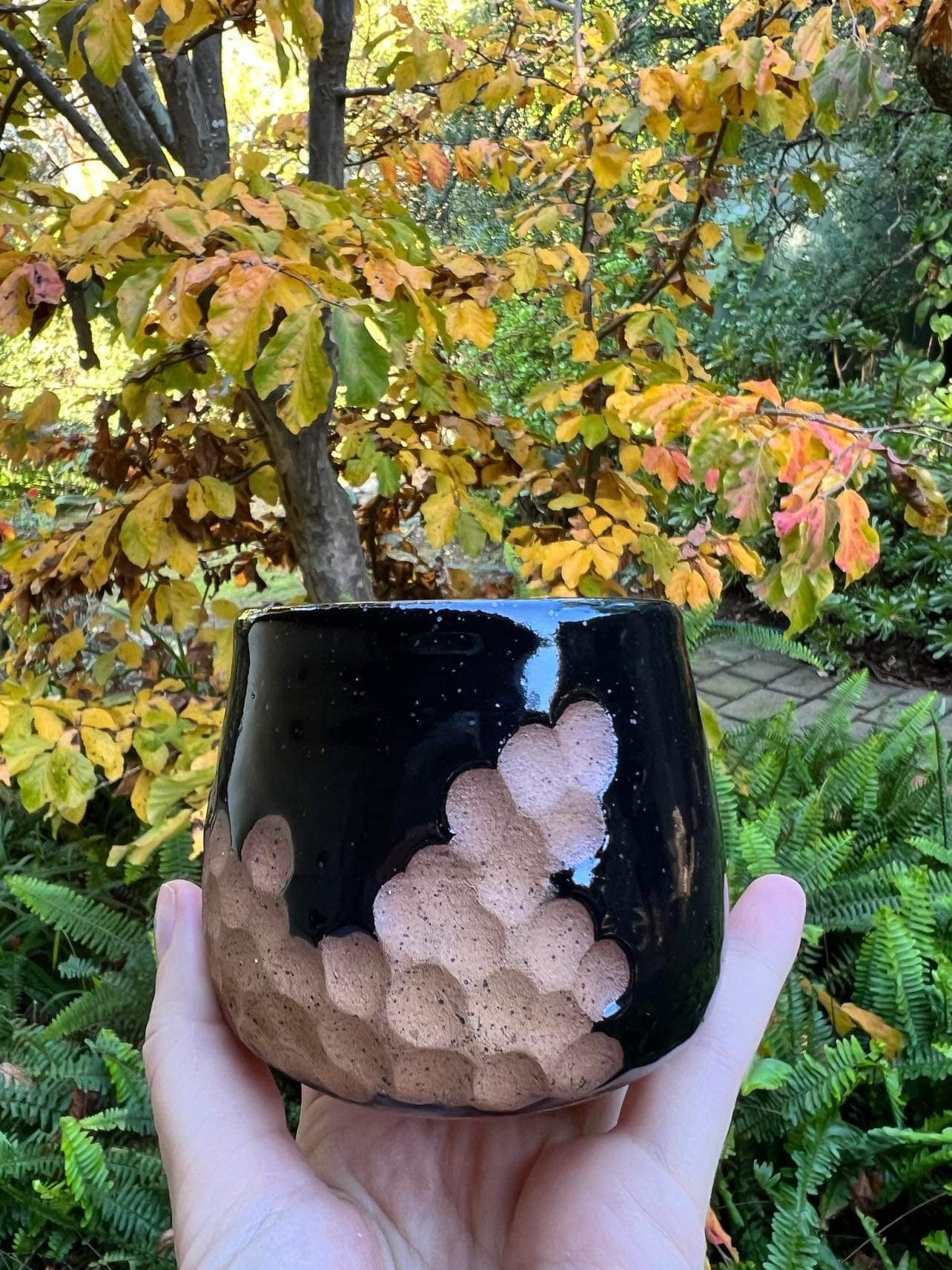 Totah Studios Hand made 8oz ceremonial cup - Cuatro Manos y Cinco Volcanes Farms